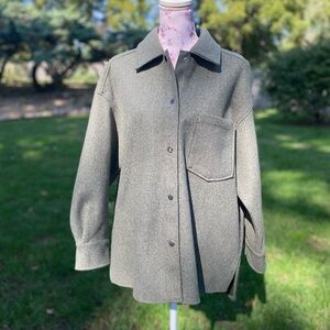 Zara oversized wool shacket | Shirt jacket | New without tags